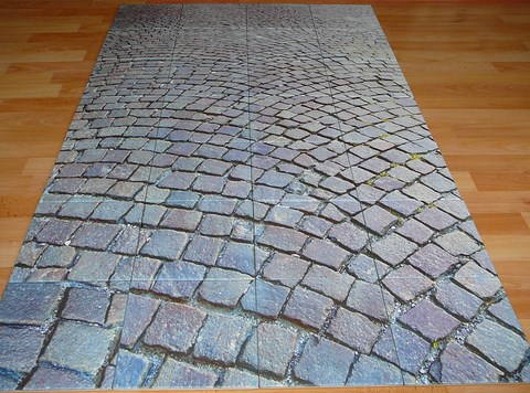 ceramique de sol - dans restaurant parisien